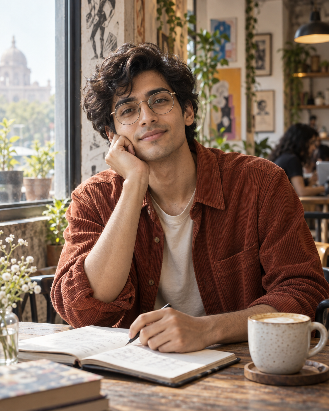 Sample profile portrait of Aarav