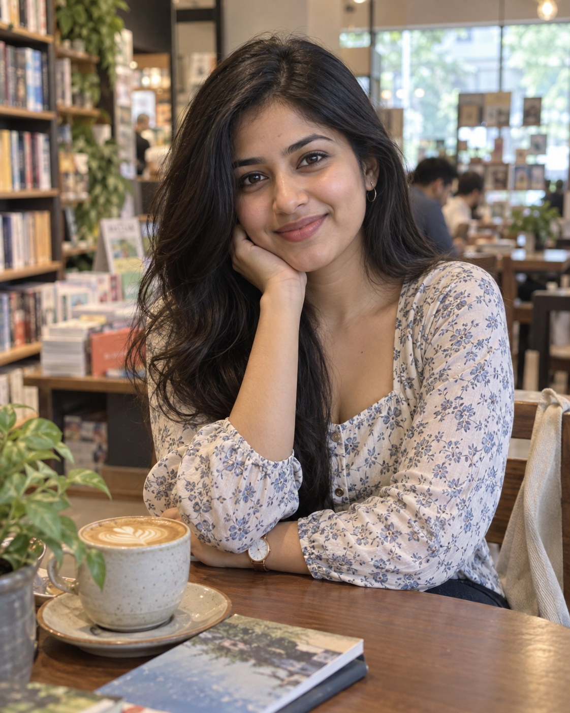 Sample profile portrait of Ananya, 23